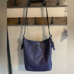 Coach Vintage Dark Purple Crossbody Bag